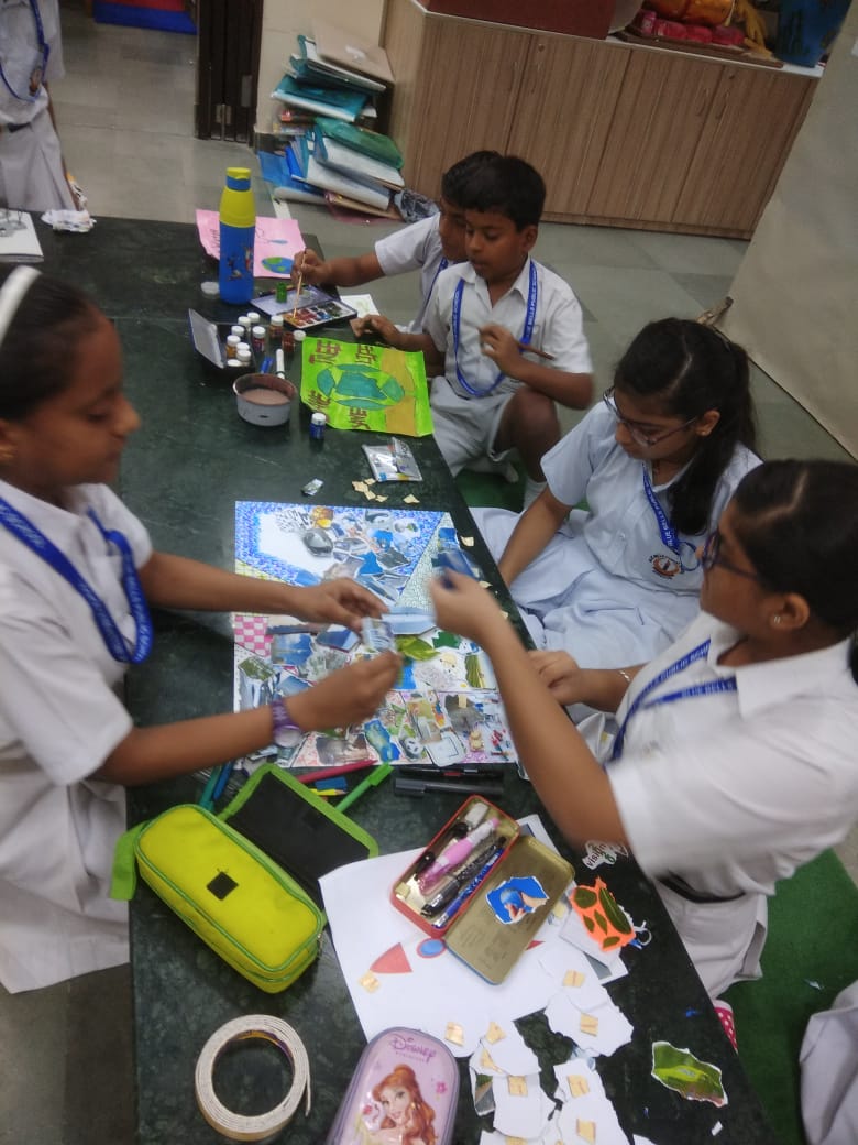 INTER HOUSE COLLAGE MAKING  COMPETITION